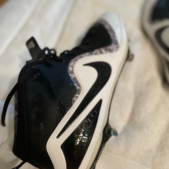 Nike-New Adult Men's Size 12 Metal High Top Force Zoom Trout 4 - Picture 9 of 12